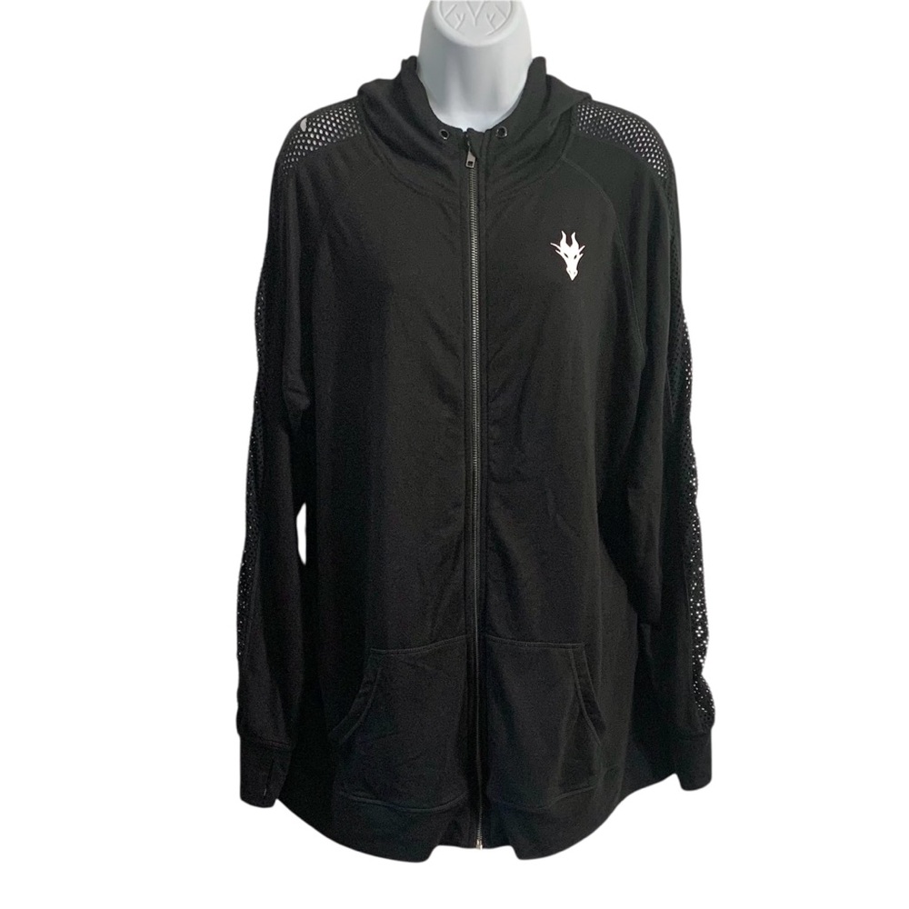 TORRID X Disney Villains Maleficent Lightweight Hoodie Sz 3X - Picture 9 of 10